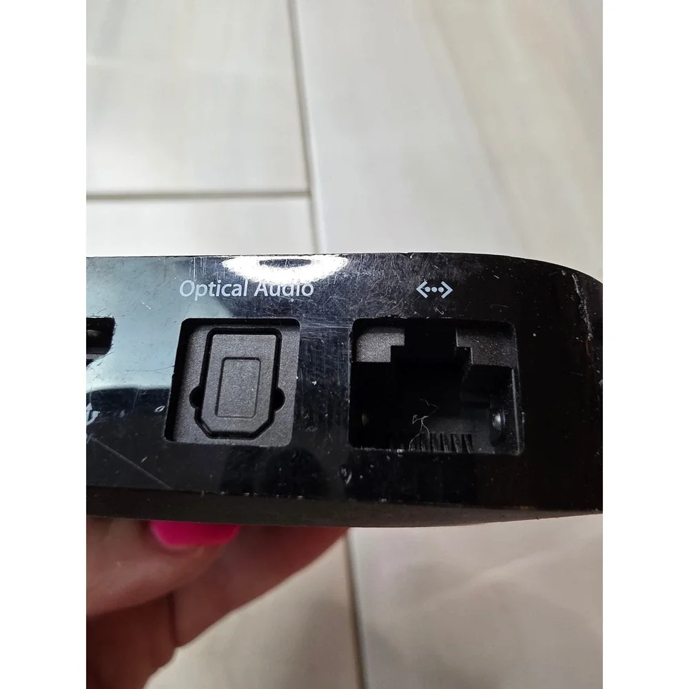 Apple TV‎ 3rd Generation Black Media Streamer Model A1469 EMC 2633 1080p HD F1